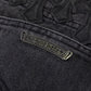 CHROME HEARTS BROWN CROSS PATCH JEANS BLACK