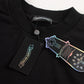 CHROME HEARTS GREEN HORSE SHOE LOGO SWEATSHIRT BLACK