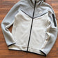 NIKE TECH FLEECE HOODIE x GREY/WHITE
