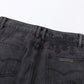 CHROME HEARTS BROWN CROSS PATCH JEANS BLACK