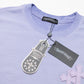 CHROME HEARTS CROSS PATCH T-SHIRT WASHED LIGHT BLUE
