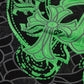 CHROME HEARTS GREEN HORSE SHOE LOGO SWEATSHIRT BLACK