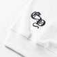 CHROME HEARTS CROSS PATCH SWEATSHIRT WHITE