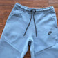 NIKE TECH FLEECE PANTS x LIGHT BLUE