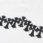 CHROME HEARTS CROSS PATCH SWEATSHIRT WHITE