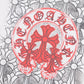CHROME HEARTS RED HORSE SHOE LOGO SWEATSHIRT WHITE