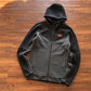 NIKE TECH FLEECE HOODIE x BLACK/DARK SMOKE GREY