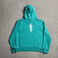AMIRI LETTER LOGO HOODIE CERULEAN
