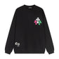 CHROME HEARTS COLORED CROSS HORSE SHOE LOGO SWEATSHIRT BLACK