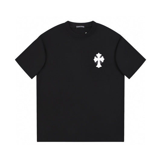 CHROME HEARTS WHITE CROSS T-SHIRT BLACK