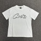 CORTEIZ ALLSTARZ TEE WHITE HOLLOW BLACK