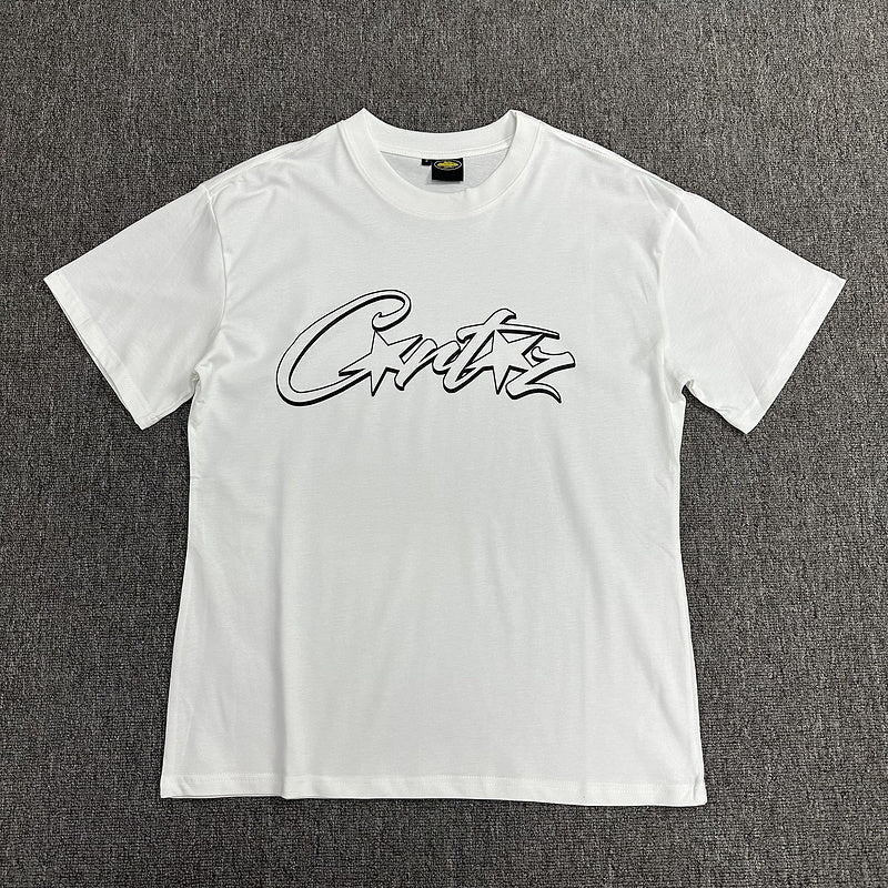 CORTEIZ ALLSTARZ TEE WHITE HOLLOW BLACK