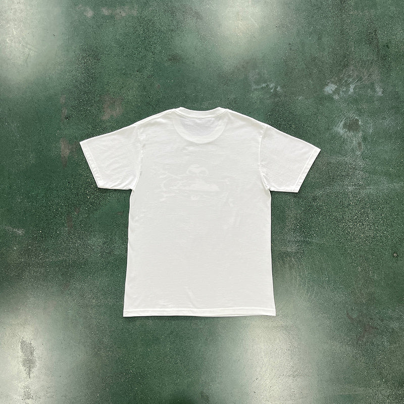 CORTEIZ SKULL T-SHIRT WHITE