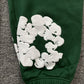 DENIM TEARS COTTON WREATH SWEATPANTS DARK GREEN