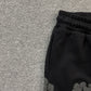DENIM TEARS COTTON WREATH SWEATPANTS MONOCHROME BLACK