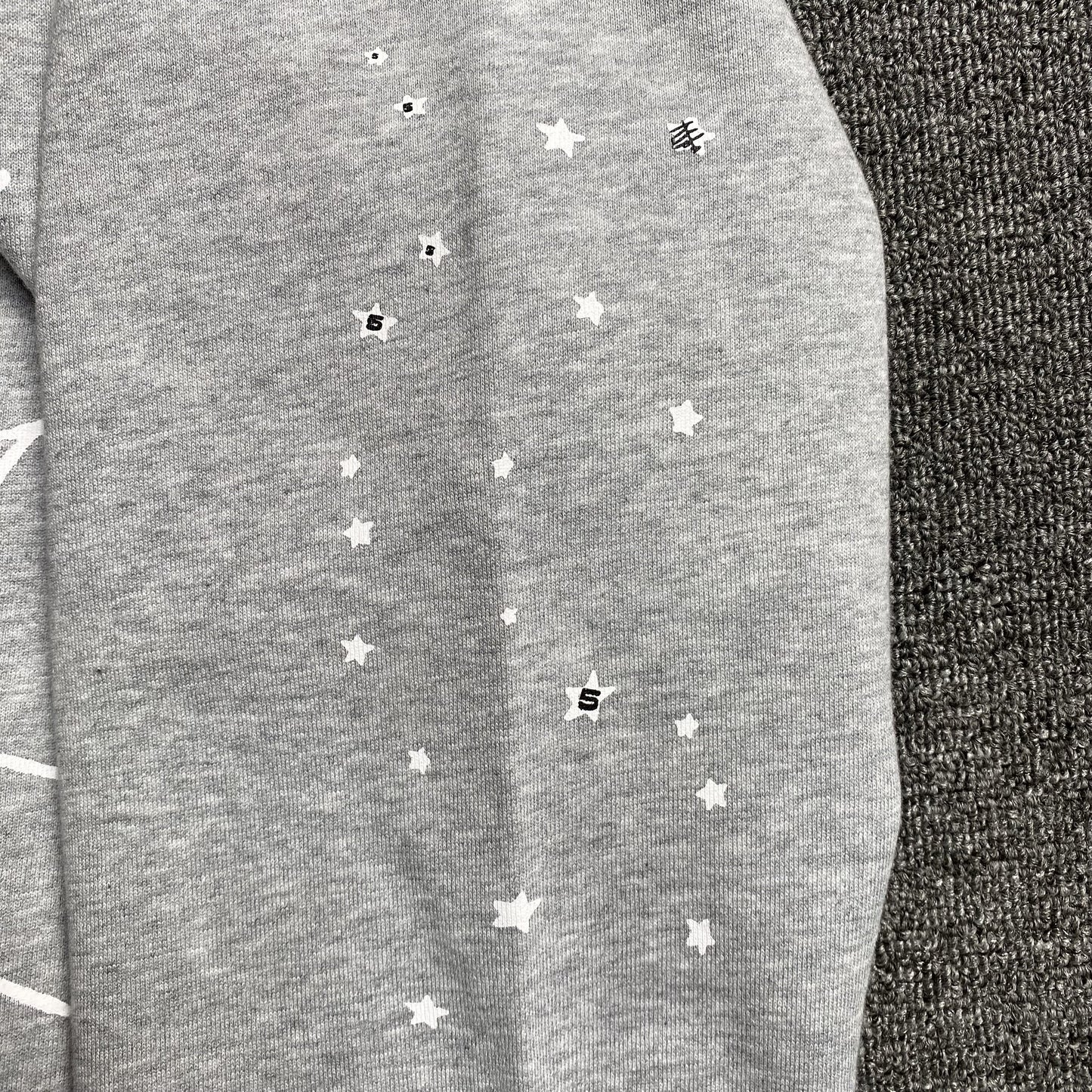 SP5DER ARACH NY PHOBIA HOODIE ASH GREY