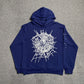 SP5DER ARACH NY PHOBIA HOODIE NAVY