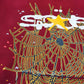 SP5DER LOGO HOODIE MAROON