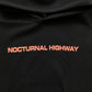 SP5DER NOCTURNAL HIGHWAY HOODIE BLACK