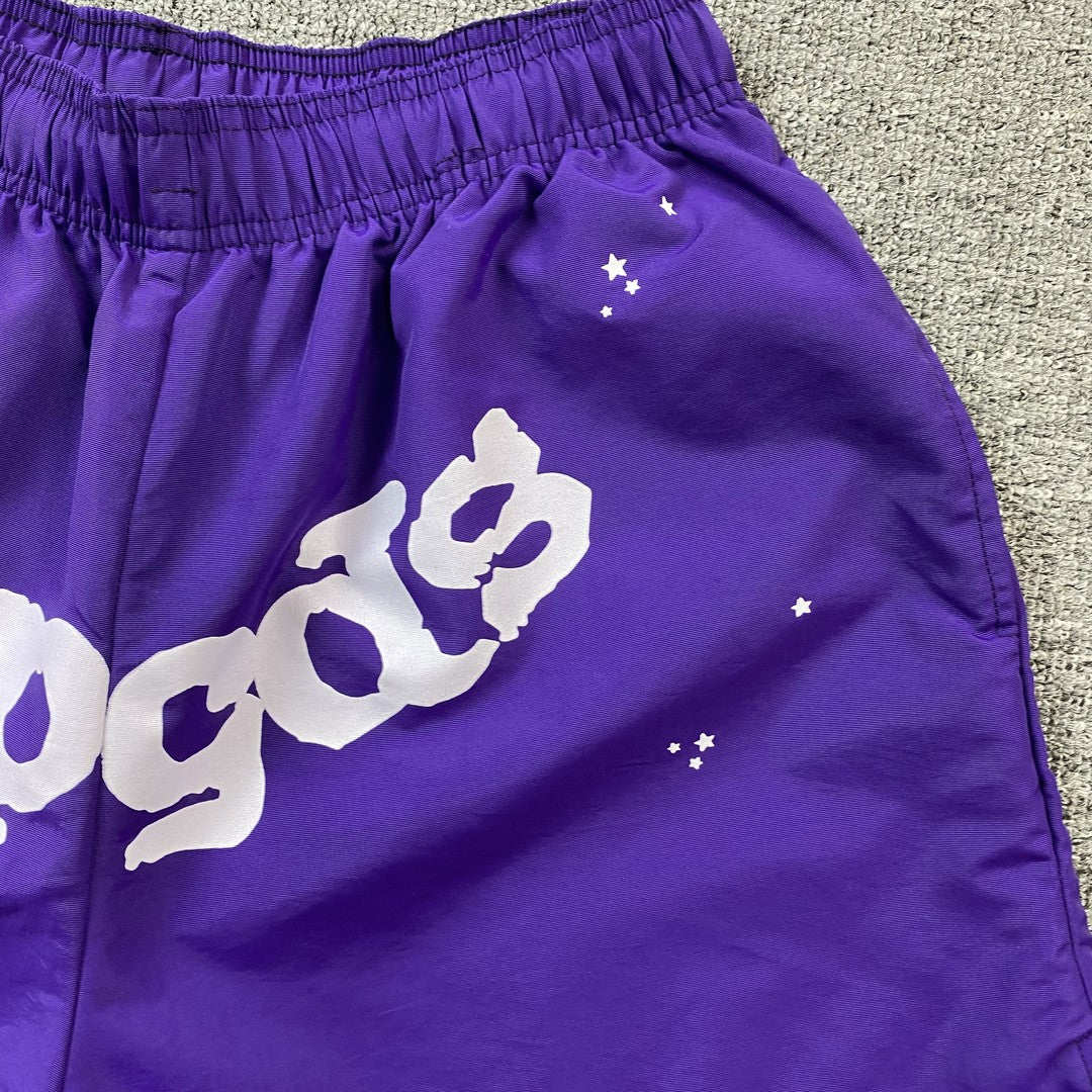 SP5DER OG WEB DOUBLE LAYER SHORT PURPLE