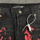SP5DER PAINTED MOTO DENIM BLACK