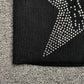 SP5DER STAR RHINESTONE SKULLY BLACK