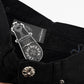 CHROME HEARTS MULTICOLOR CROSS PATCH JORTS BLACK