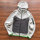 NIKE TECH FLEECE HOODIE x GREY/BLACK/GREEN