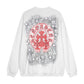 CHROME HEARTS RED HORSE SHOE LOGO SWEATSHIRT WHITE