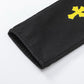 CHROME HEARTS YELLOW CROSS PATCH JEANS BLACK