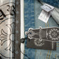 CHROME HEARTS SEX EMBROIDERED JEANS BLUE