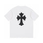 CHROME HEARTS BLACK CROSS T-SHIRT WHITE