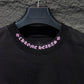 CHROME HEARTS PURPLE COLLAR LONGSLEEVE BLACK