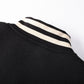 CHROME HEARTS HORSE SHOE LOGO VARSITY JACKET BLACK