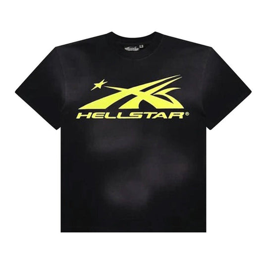 Hellstar Classic Sport Tee Black Yellow