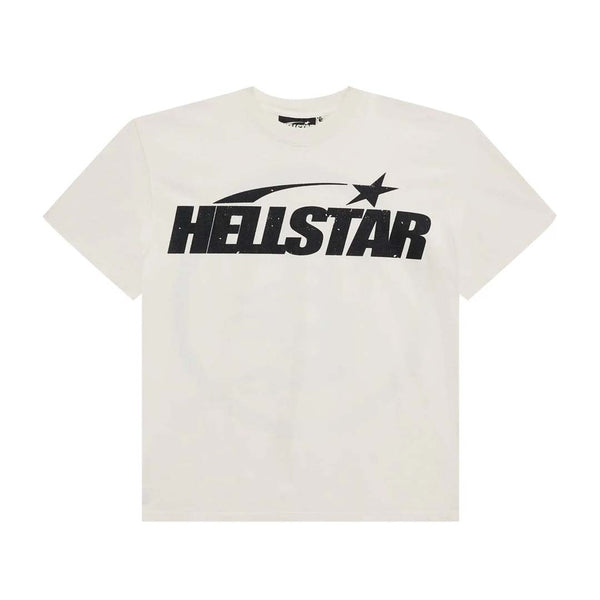 Hellstar Classic Tee Regular Print White Black