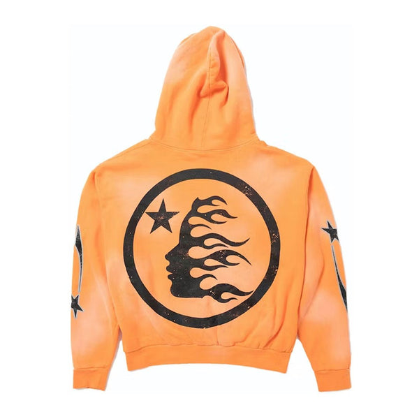 Hellstar Fire Orange Hoodie Halloween