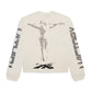 Hellstar Scoreboard Long Sleeve Tee Off White