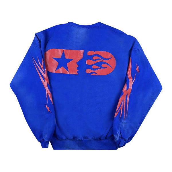 Hellstar Sport Crewneck Blue