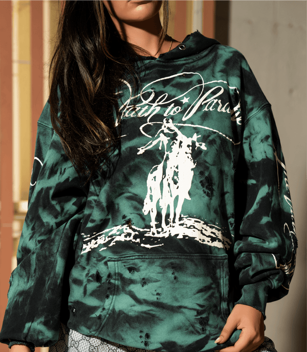 Hellstar Studios Green Marble Paradise Hoodie