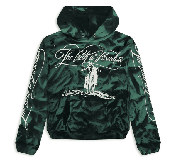 Hellstar Studios Green Marble Paradise Hoodie