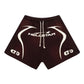 Hellstar Warm Up Shorts Brown
